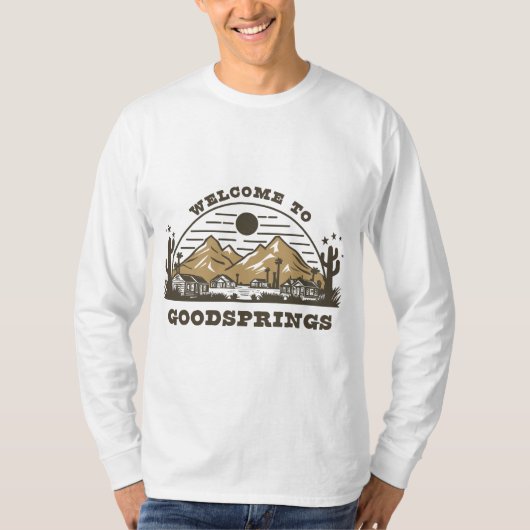 Fallout Welcome To Goodsprings New Vegas Tシャツ (正面)