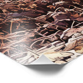 Fallow Deer in Bradgate Park フォトプリント (角)