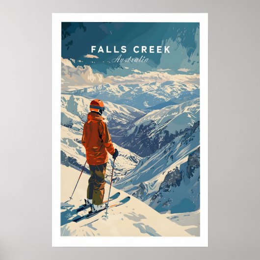 Falls Creek Print Australia 1 ポスター (正面)