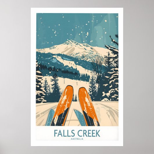 Falls Creek Ski Poster 1 ポスター (正面)