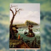 Falls of Saint Anthony by Henry Lewis アクリルサイン (ニュートラル)