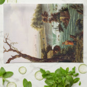 Falls of Saint Anthony by Henry Lewis キッチンタオル (折り畳み)