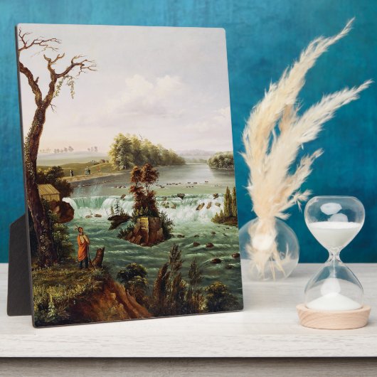 Falls of Saint Anthony by Henry Lewis フォトプラーク (側面)