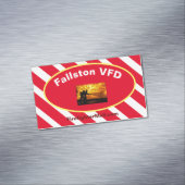 Fallston VFD Flames Magnetic Business Card マグネット名刺 (インサイチュ)
