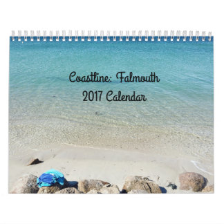 Falmouthの海岸線2017のカレンダー カレンダー
