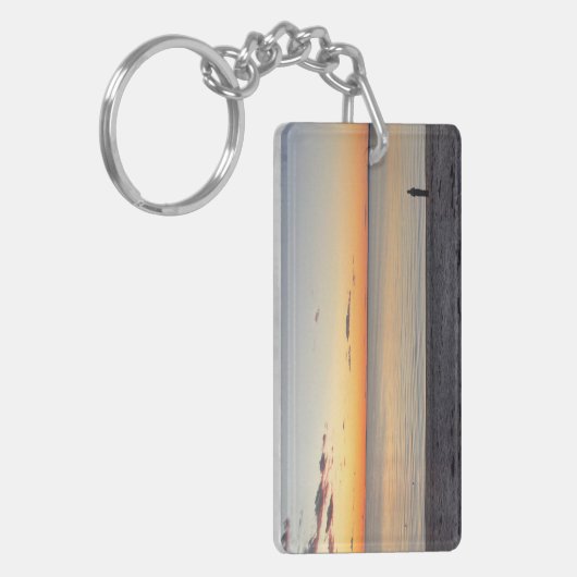 Falmouth Cape Cod Sunset Acrylic キーホルダー (正面左)