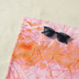 Falsa pele de salman, com partes clareadas ビーチタオル