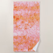 Falsa pele de salman, com partes clareadas ビーチタオル (正面)