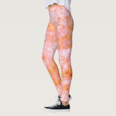 Falsa pele de salman, com partes clareadas レギンス (左)