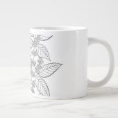 False Nettle - Boehmeria cylindrica - Native Plant ジャンボコーヒーマグカップ (右)