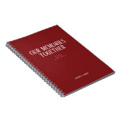 Falu Red Our Memories Together Notebook ノートブック (右側)