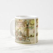 FAMの象徴的なチャートとマソニック史 コーヒーマグカップ (正面左)