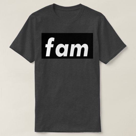 Fam Fabuous Family Words Millennials Use (3) Tシャツ (デザイン正面)