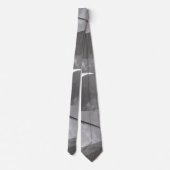 Famed Black and White Design Gateway Arch ネクタイ (裏面)