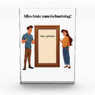 Familenrahmen - Mama & Papa haldein Bild フォトブロック