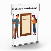 Familenrahmen - Mama & Papa haldein Bild フォトブロック (左)