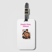 Familly First  ラゲッジタグ (正面縦)