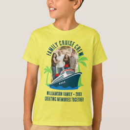 FAMILY 写真 ホリデー 旅行 クルーズ CREW Tシャツ