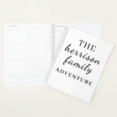 Family Adventures Modern Minimal Design プランナー手帳 (ディスプレー)