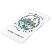 Family Alaska Cruise door marker マグネット (左側)