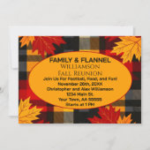 Family and Flannel Fall Reunion Invitation 招待状 (正面)