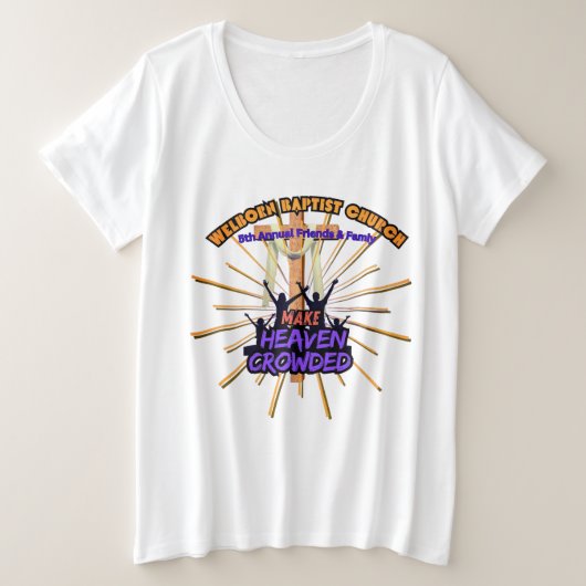 Family and Friends T-shirts プラスサイズTシャツ (デザイン正面)