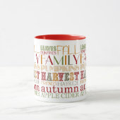 Family and Friends Thanksgiving Mug マグカップ (中央)