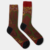 Family Art Mismatched Crew Socks ソックス (右)