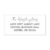 Family Business Script Office差出人住所 セルフインキングスタンプ (デザイン)