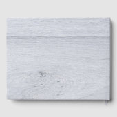 Family Cabin Rustic Wood Personalized  ゲストブック (裏面)