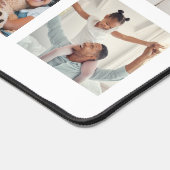 Family Calligraphy | 9 Photo Collage Personalized  デスクマット (コーナー)