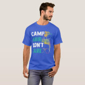 Family Camping Camp Hair Camper friend Tシャツ (正面フル)