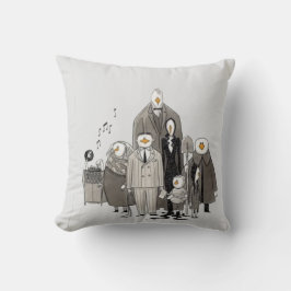 Family Candle Art Pillow Symbolic Modern  クッション