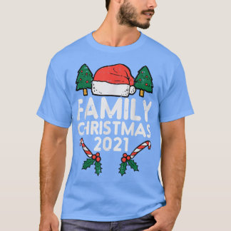 Family Christmas 2021クリスマスPJs一致するクリスマス Tシャツ