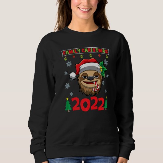 Family Christmas 2022 Funny Matching Xmas Lover Pr スウェットシャツ (正面)