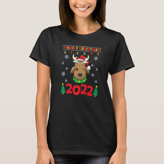 Family Christmas 2022 Funny Matching Xmas Lover Pr Tシャツ (正面)