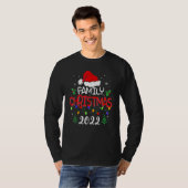 Family Christmas 2022 Matching Santa Elf Squad 3 Tシャツ (正面フル)