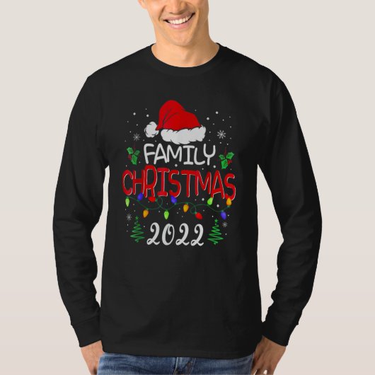 Family Christmas 2022 Matching Santa Elf Squad 3 Tシャツ (正面)