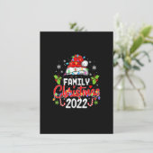 Family Christmas 2022 Matching Shirts Squad Santa 招待状 (スタンド正面)
