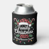 Family Christmas 2025 Crew Group Matching Family  缶クーラー (缶正面)
