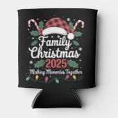 Family Christmas 2025 Crew Group Matching Family  缶クーラー (正面)