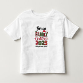  Family Christmas 2025 customizable Matching トドラーTシャツ