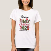  Family Christmas 2025 customizable Matching Tシャツ (正面)