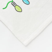 Family Christmas 2025 Love, Laughs And Lights Holi フリースブランケット (角)