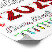 Family Christmas 2025 Love, Laughs And Lights Holi ポスター (角)