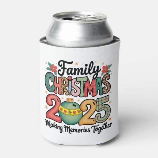 Family Christmas 2025 Making Memories Together 缶クーラー (缶正面)