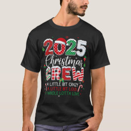Family Christmas 2025 Matching Xmas Squad Santa  Tシャツ