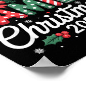 Family Christmas 2025 Xmas Matching Pajamas  ポスター (角)