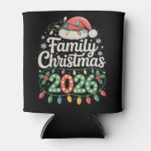 Family Christmas 2026 Matching Holiday Xmas Santa 缶クーラー (正面)