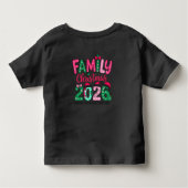 Family Christmas 2026 Matching T-Shirt トドラーTシャツ (裏面)